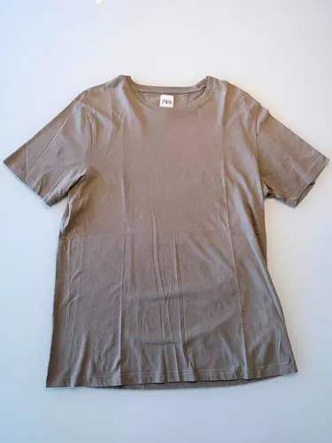 Camisa verde clara Zara
