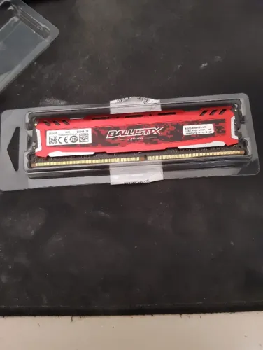 Memoria Ram Ballistix 16 GB DDR4 2666 MHZ (usado 1 vez)
