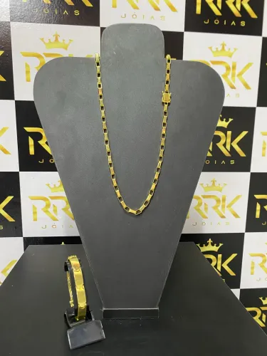 Conjunto de Joias Banhadas a Ouro18k