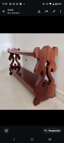 Aparador em mogno estilo vintage