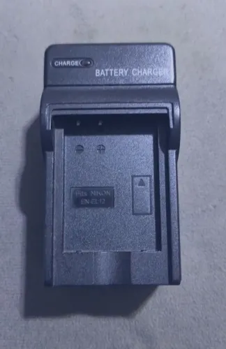 Carregador de bateria de câmera fotográfica Nikon compatível com a bateria modelo EN-EL12