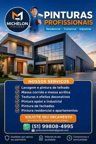 Pintor Michelon Pinturas Residencial/ Comercial/ Industrial 