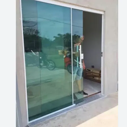 Folha de porta de vidro temperado