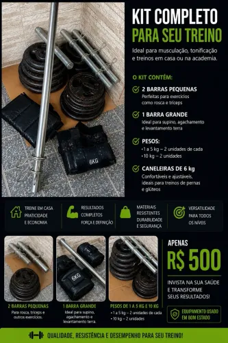 Kit treino 