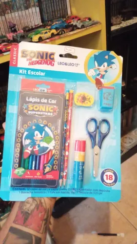 Kit escolar Sonic