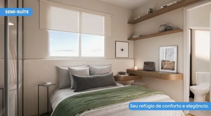 Olá Mosaico de 3 quarto com Semi-suíte