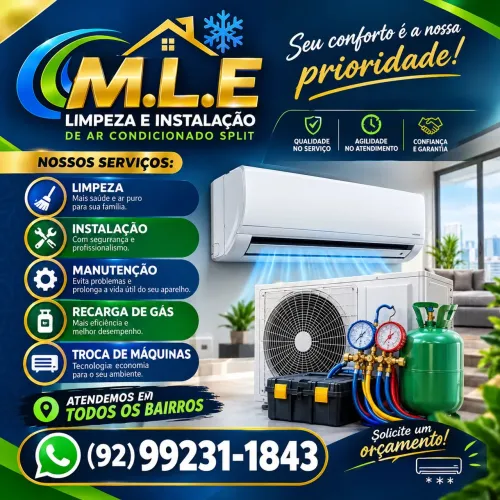 Limpeza de ar condicionado split