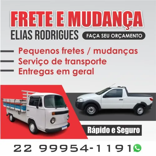 Frete e mudança Rapidão de saquarema preço e qualidades!!