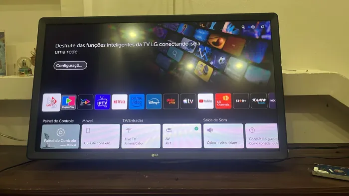 Tv LG smart 32 com canais online