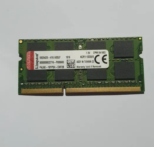 Memória RAM Kingston 8GB DDR3 1600MHz para Notebook
