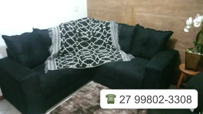 --SOFA DE CANTO PATRICIA VELUDO- VARIAS CORES