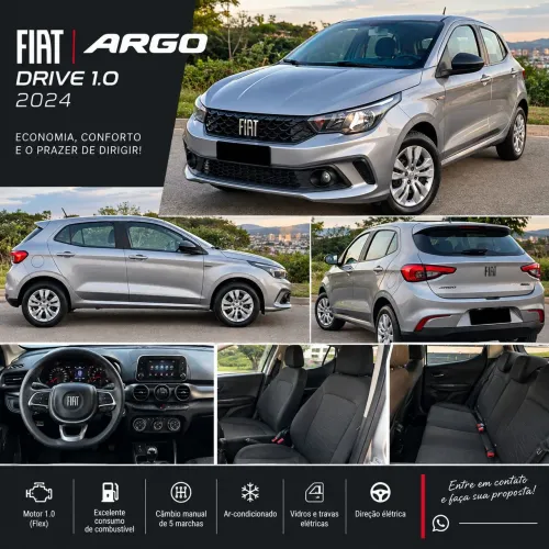 Fiat Argo Drive 1.0 6V Flex 2024