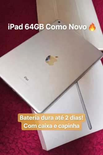 iPad 64GB - Impecável - Bateria Dura 2 Dias - Oportunidade!