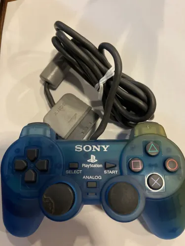 Controle Dualshock PS1 Azul