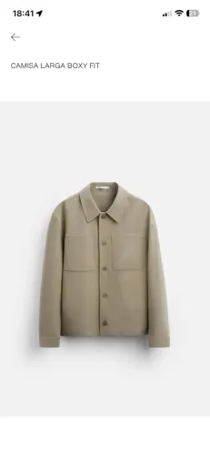 Camisa oversized Zara