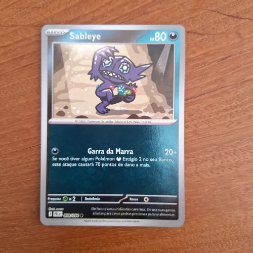 Carta Pokemon Sableye
