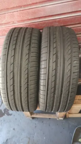 Pneus aro 195 50 15 seminovos 90% de borracha 