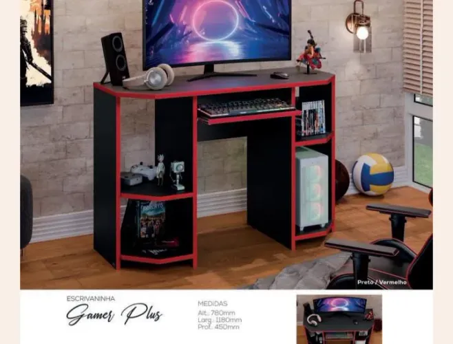 Mesa para Pc gamer novo na caixa