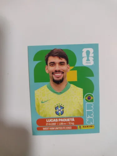 Figurinha Lucas Paquetá