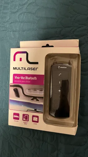 Viva-Voz Bluetooth Multilaser - Acessório para celular