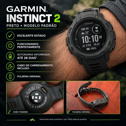 RELÓGIO GARMIN INSTINCT 2