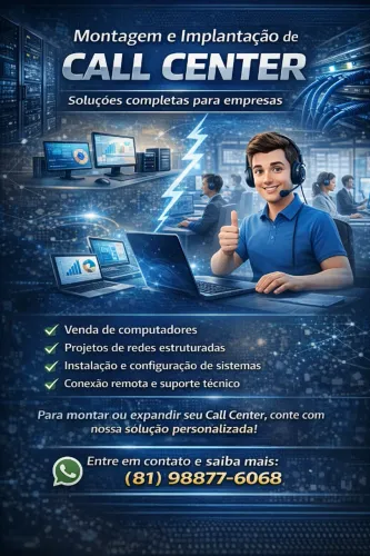 Lote de computadores para call center
