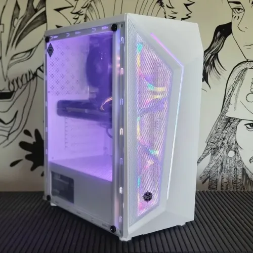 PC Gamer Ryzen 5 3600, RX 5600 XT 6GB, 16GB RAM, SSD 240GB, A320, Gabinete Branco