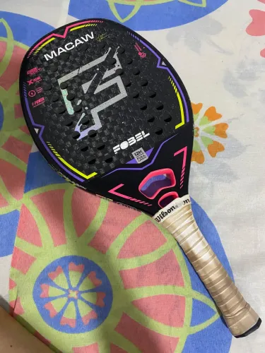 Vende-se raquete beach tennis fobel macaw 12k