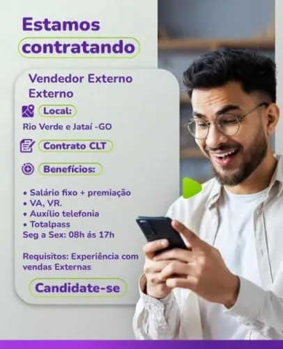 VENDEDOR(A)<br><br>EXTERNO(A)