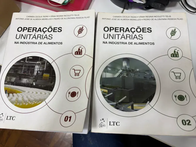 Operaço?s Unitárias na indústria de Alimentos - Volume 1 e 2
