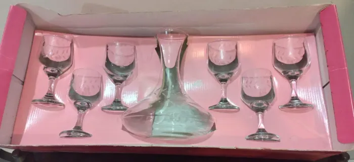 Conjunto Decanter de cristal