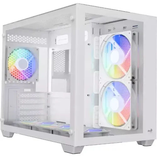 Gabinete Gamer Aquário Dryft White com 06 Fans