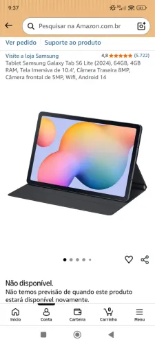 Tablet Samsung Tab S6