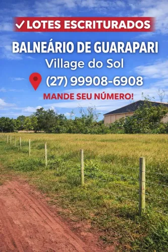 Lotes Guarapari entrego escriturado e registrado, parcelo, troco, negocio, leia por favor 