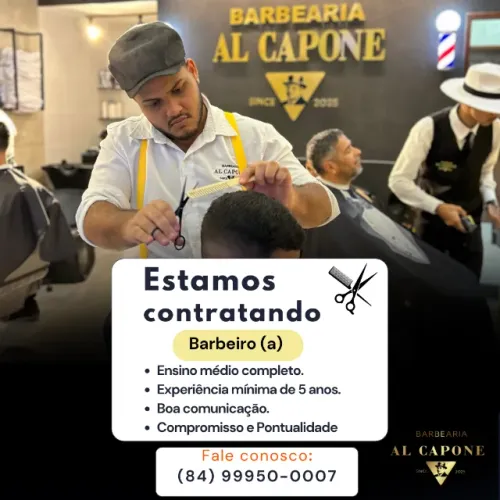 Vaga de Barbeiro Zona Sul Natal - Capim Macio