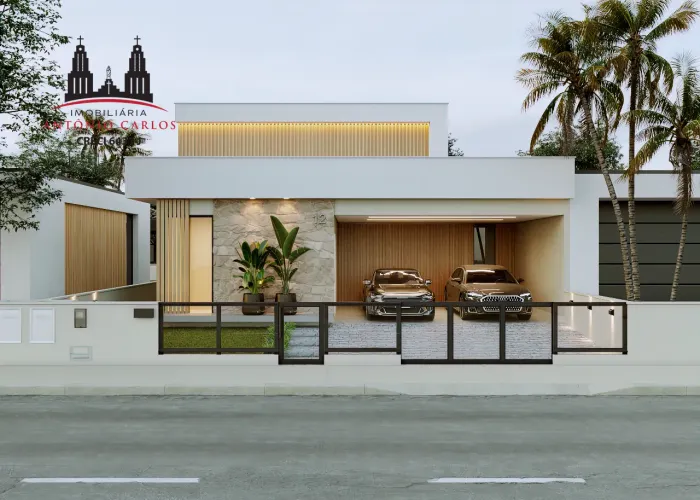 Casa Residencial Exclusiva à Venda em Antônio Carlos, Centro 158,45 m² (Terreno 384 m²)