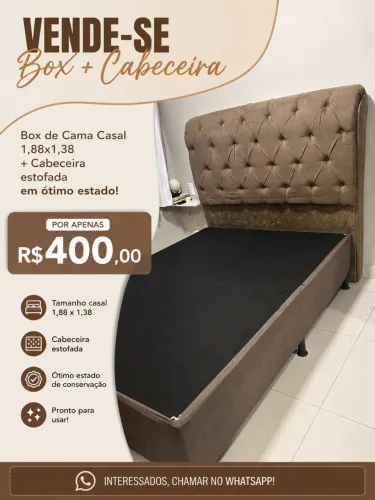 Cama Box + Cabeceira 