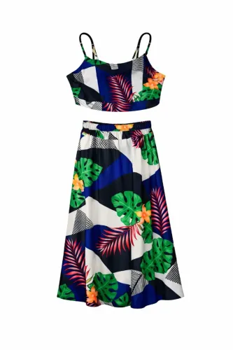 Conjunto feminino floral