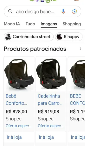 Bebê conforto abc desing