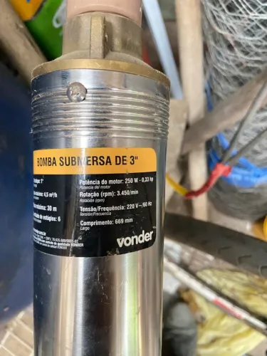 BOMBA D`AGUA PALITO  0,35CV