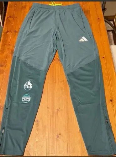 calça adidas adizero running verde nova etiqueta m 100% original