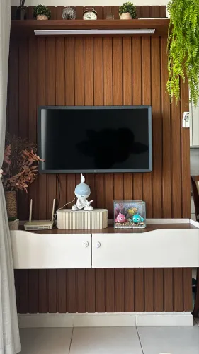Painel para TV até 60 Polegadas 2 Gavetas Pratic DJ Móveis