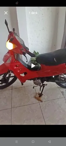 Cinquentinha Shineray ano 2014 cor vermelha