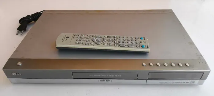 Gravador E Leitor De DVD LG DR175 Prateado - Item De Colecionador Com Controle
