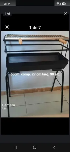 Churrasqueira espetinho com grelha 270,00