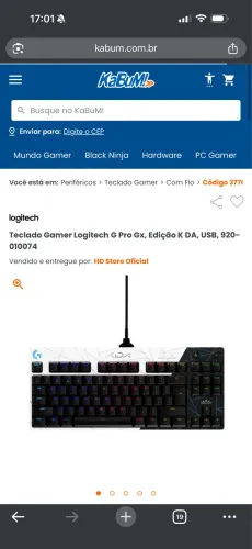 TECLADO LOGITECH G PRO - KDA