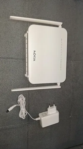 Modem Roteador ONT Nokia G-1425G-B Fibra Óptica Wi-Fi Dual Band
