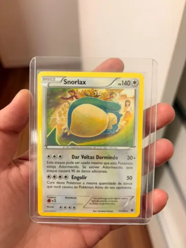 Carta Pokémon - Snorlax 77/124 | NM | Fusão de Destinos