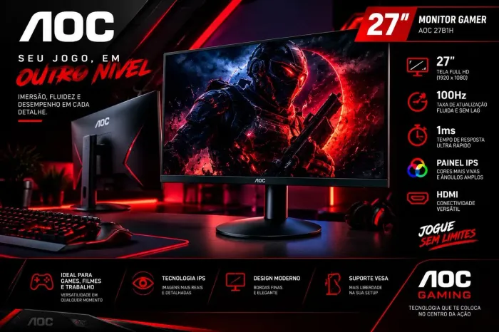 Monitor AOC 27 pol 100hz