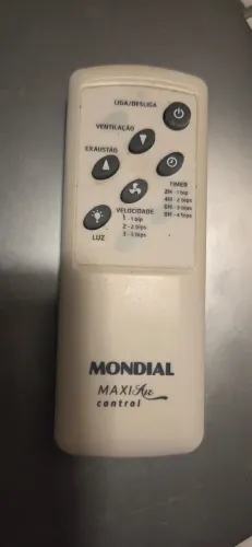 Controle Remoto Maxi Air Ventilador De Teto Mondial Vte02
